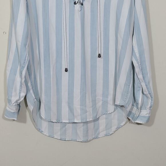 Rails Womens Uli Block Stripe Lace Up Pullover M - Picture 3 of 9